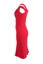 Mia Midi Dress in Flamingo | FINAL SALE