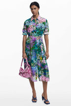 Mili Collared Dress in Amarillo