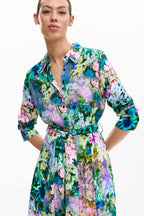 Mili Collared Dress in Amarillo