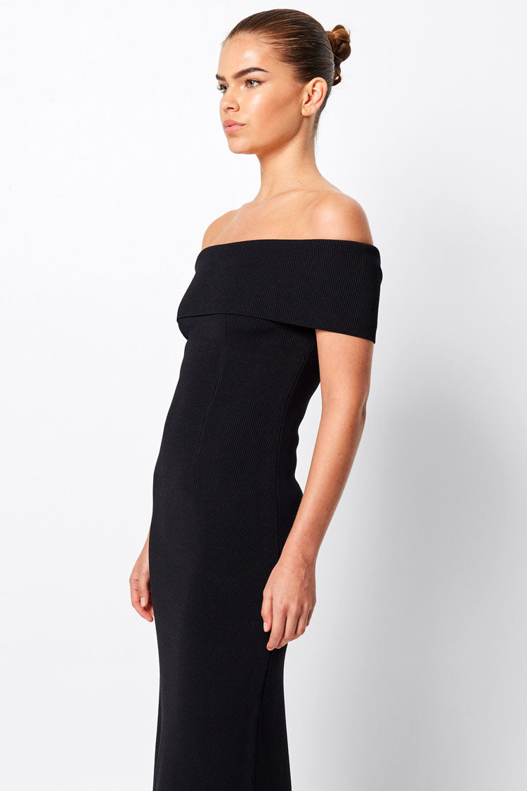 Monaco Off Shoulder Midi Dress | FINAL SALE