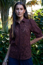 Moonstone Shirt in Espresso