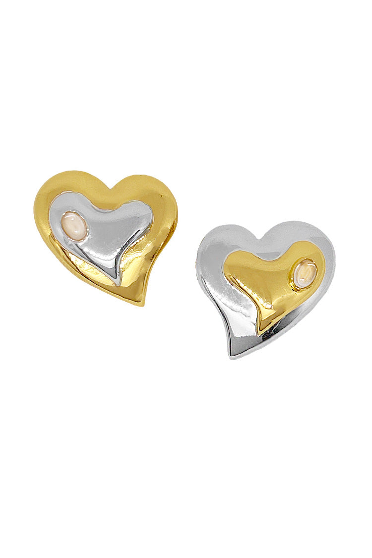 Morgan Earrings in Mixed Metal