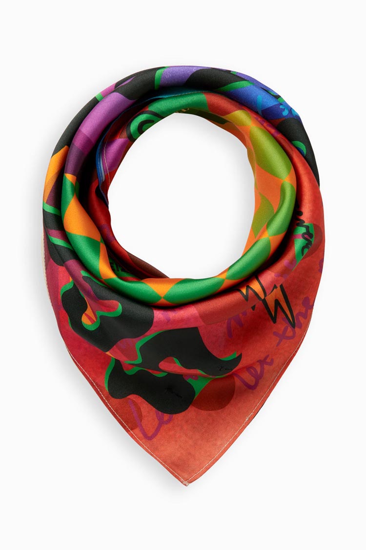 Music Map Scarf in Combo X | FINAL SALE