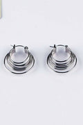 Nina Hoop Earring in Silver Accessories Peter Lang 