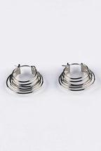Nina Hoop Earring in Silver Accessories Peter Lang 