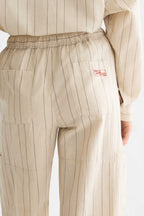 Noa High-Rise Wide Leg 30" Pants in Fog
