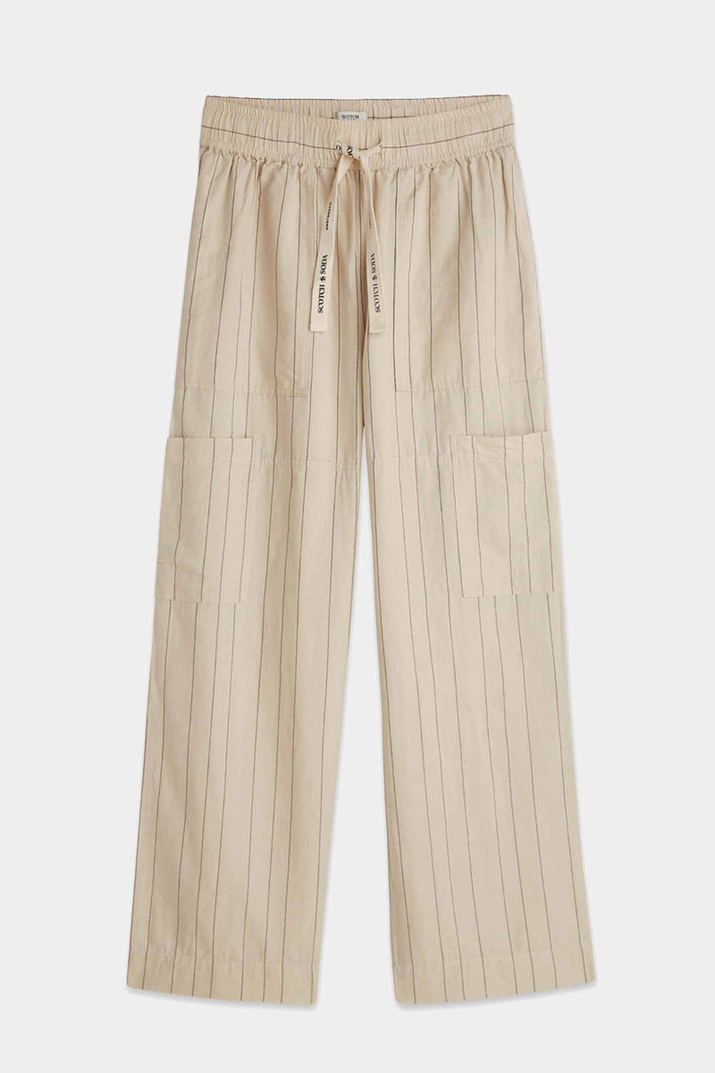 Noa High-Rise Wide Leg 30" Pants in Fog