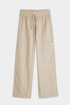 Noa High-Rise Wide Leg 30" Pants in Fog