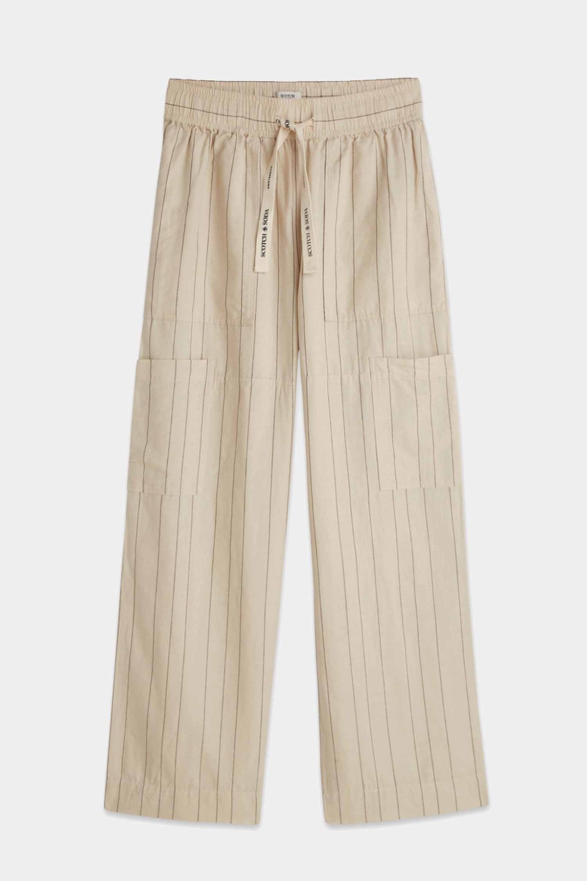 Noa High-Rise Wide Leg 30" Pants in Fog