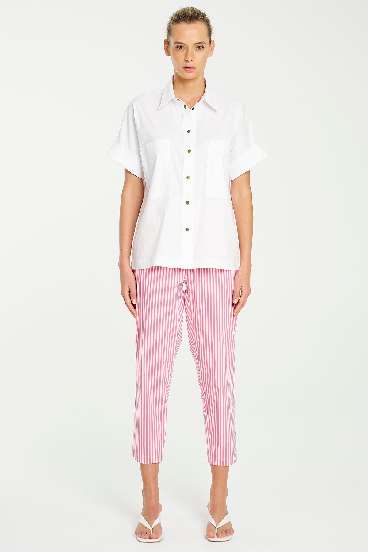 Nomad Pant in Hot Pink Stripe | FINAL SALE