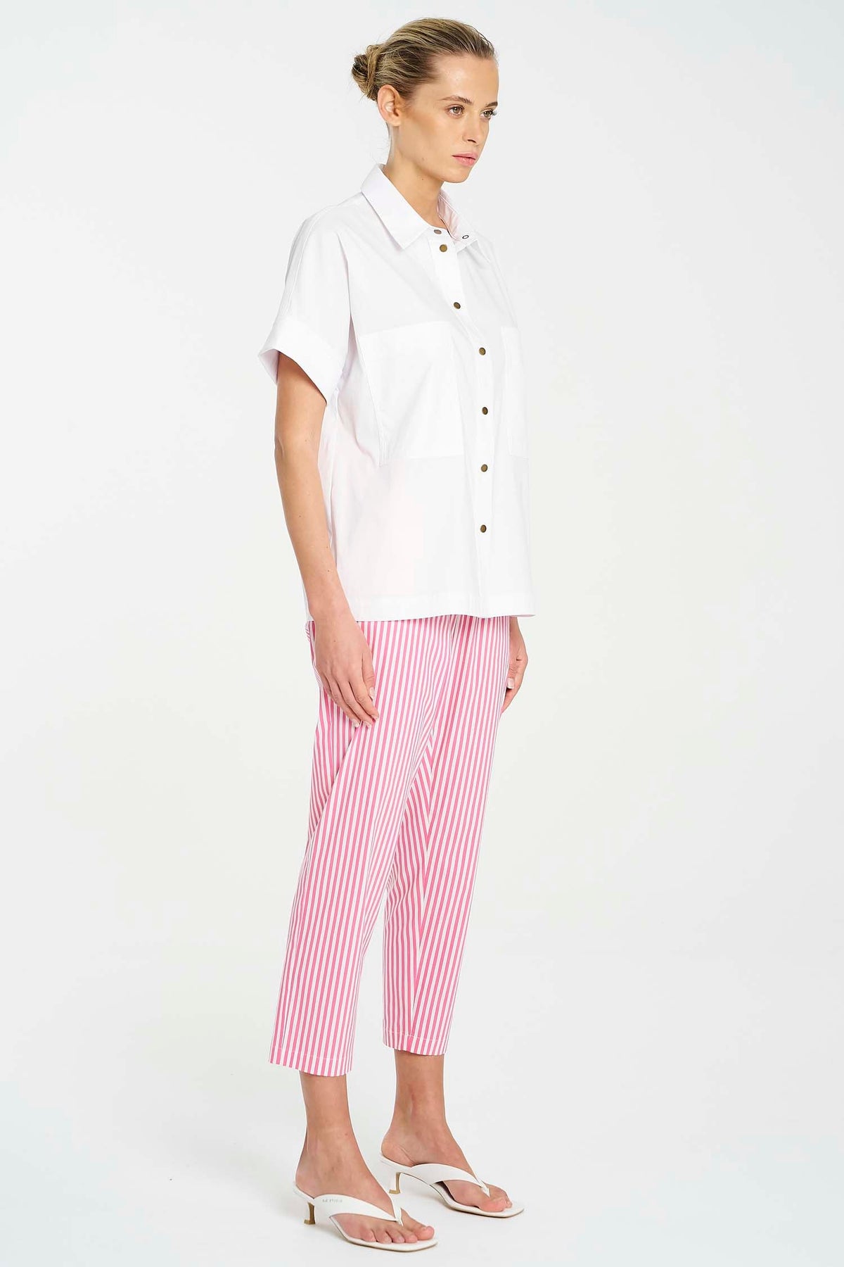Nomad Pant in Hot Pink Stripe | FINAL SALE