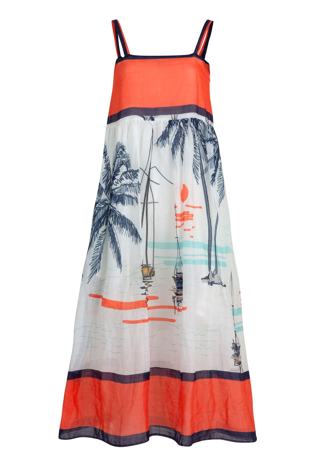 On Deck Dress in Marina