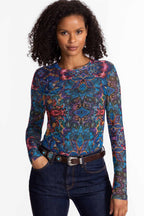 Ottalie Natalie LS Mesh Tee