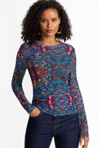 Ottalie Natalie LS Mesh Tee