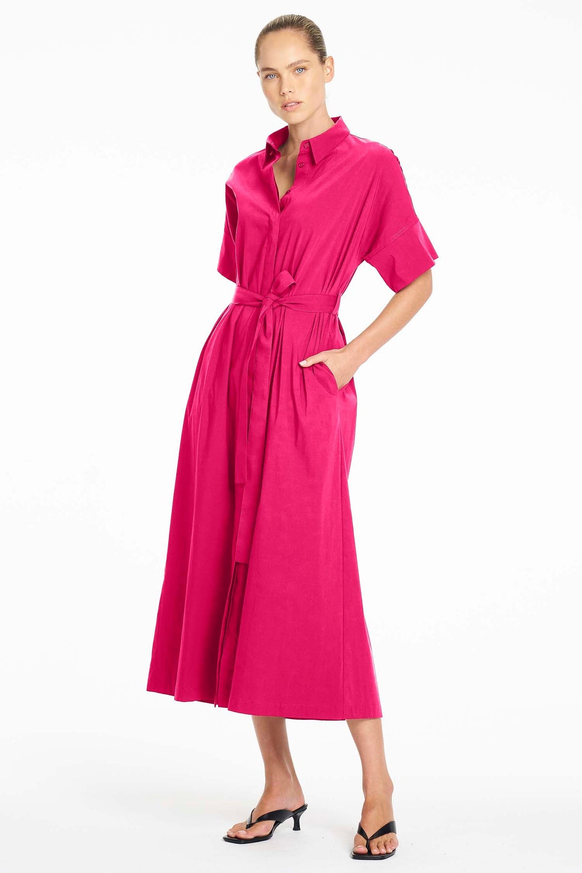 Pace Dress in Raspberry