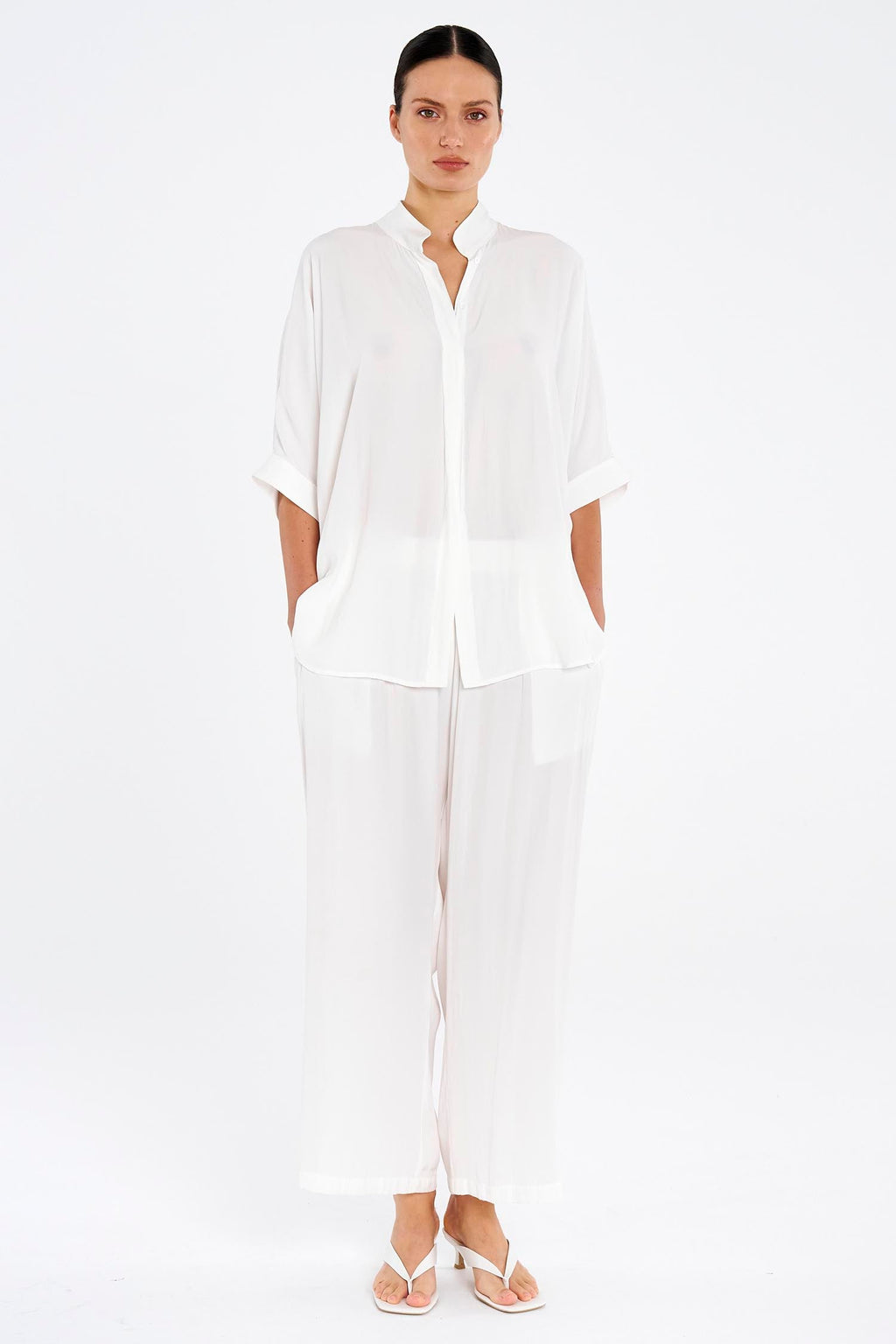Pace Pant in White
