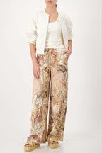 Lea Paisley Pants in Mocca