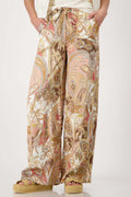 Lea Paisley Pants in Mocca