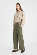 Palina 6/8 Vegan Leather Jersey in Reed
