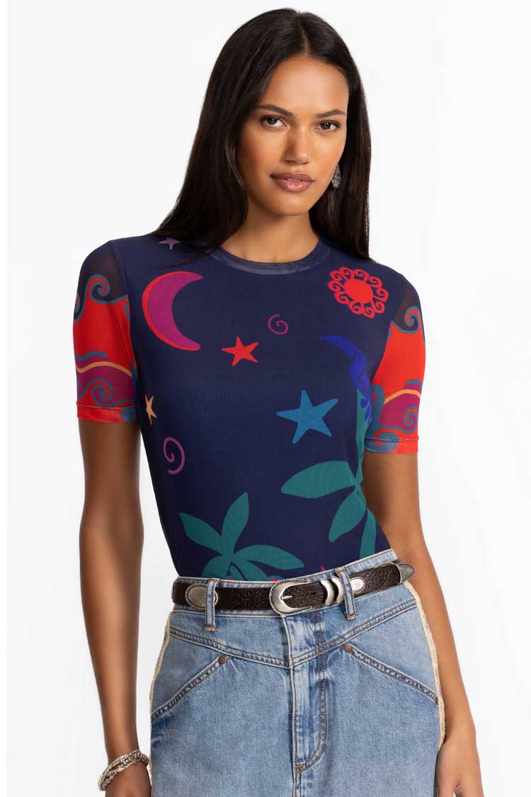 Paloma's Island Eleanor SS Mesh Tee