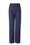 Pinstripes Straight Pants in Midnight Blue | FINAL SALE
