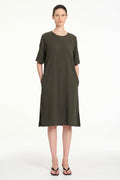 Plaza Dress in Bark