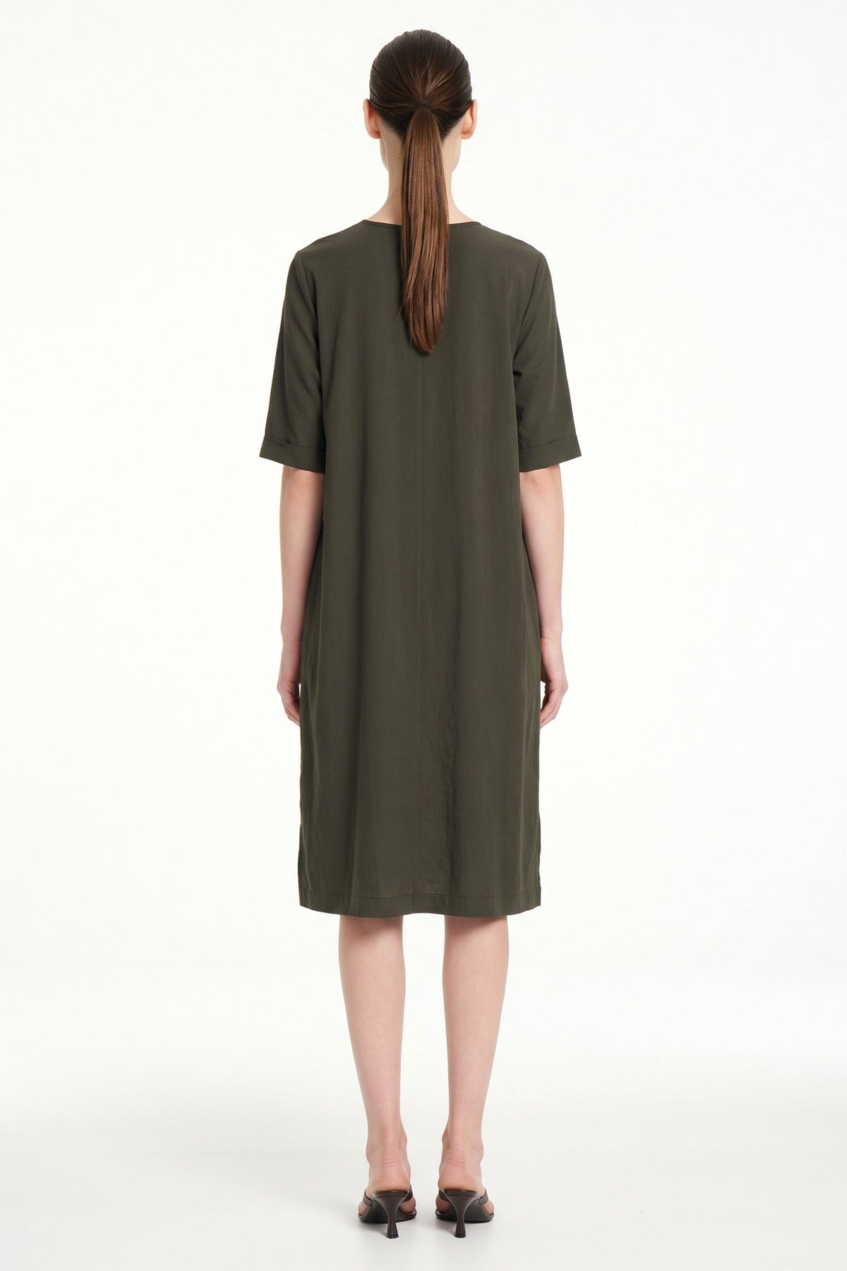 Plaza Dress in Bark
