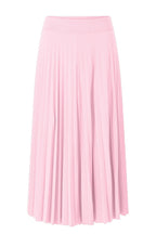 Pleated Skirt with Elastic Waistband in Spring Blush