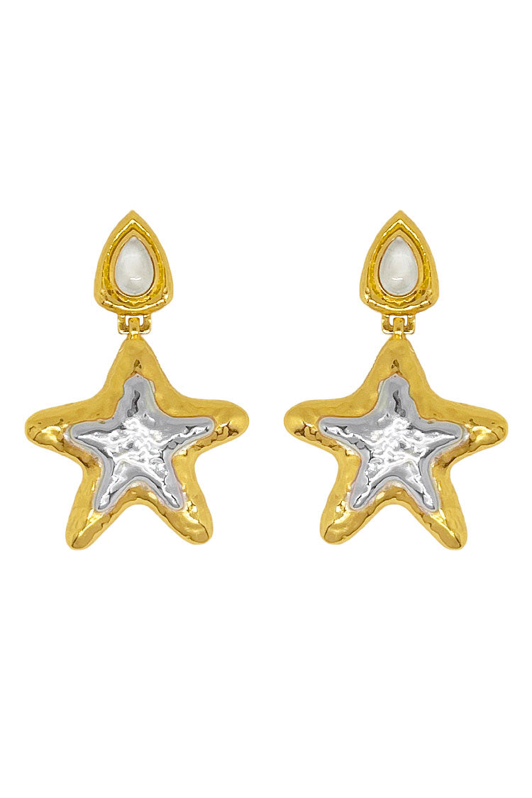 Portia Earrings in Mixed Metal