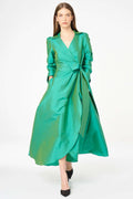 Portia Dress in Emerald