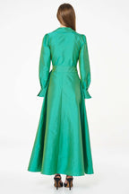 Portia Dress in Emerald