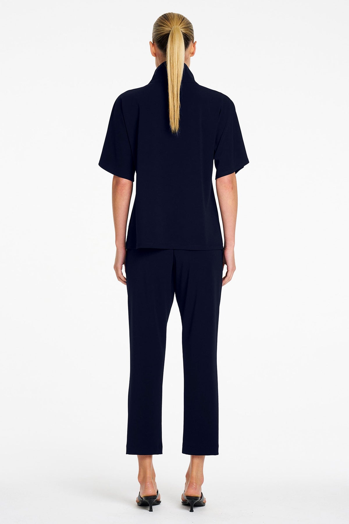 Powder Zip Pant in True Navy