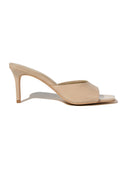 Preetence Patent Leather Heels in Latte
