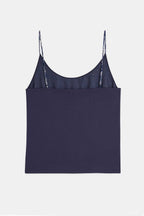 Printed Jersey Back Tank Top in Lucky Bandana Dress Blues