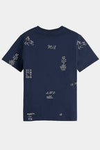 Printed Regular Fit T-Shirt in Carbon