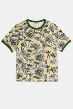 Printed Regular-Fit T-Shirt in Lucky Bandana Multi Parsnip