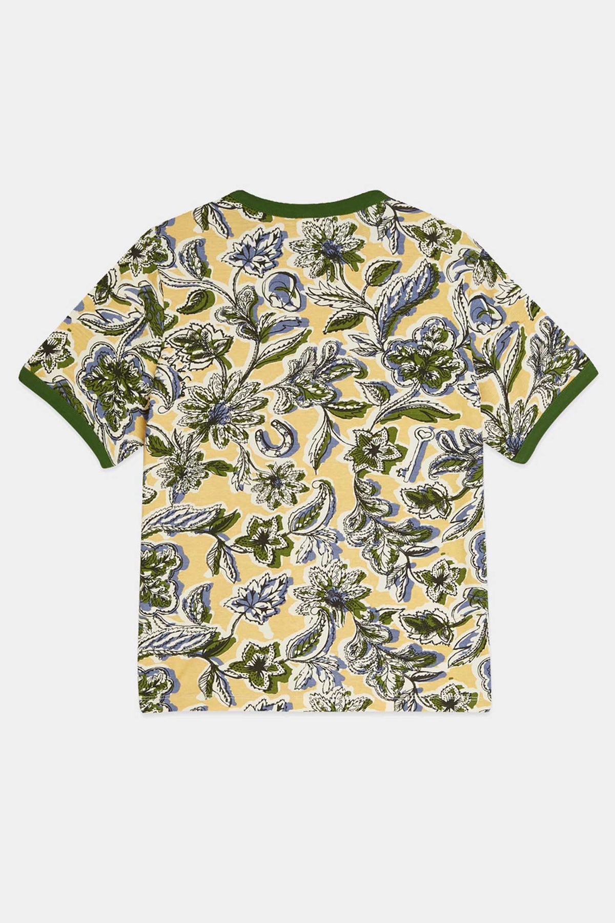 Printed Regular-Fit T-Shirt in Lucky Bandana Multi Parsnip