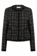 Quill Jacket in Black Porcelain Check
