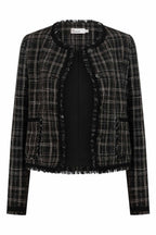 Quill Jacket in Black Porcelain Check