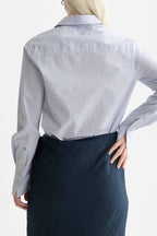Regular Fit Poplin Shirt in Infinity Stripe