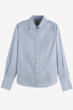 Regular Fit Poplin Shirt in Infinity Stripe