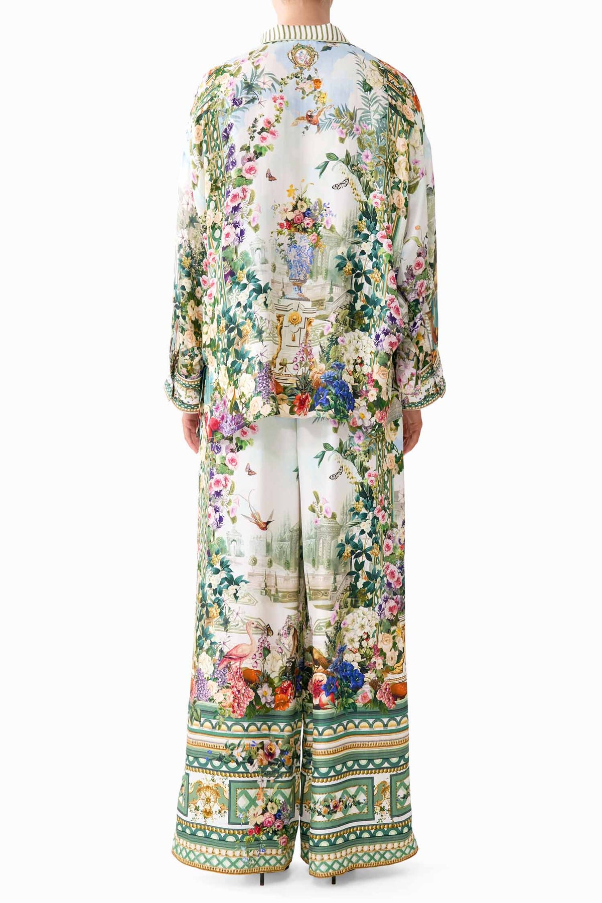 Relaxed Collared Shirt with Pocket in Art For The Empress