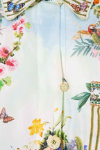 Relaxed Collared Shirt with Pocket in Art For The Empress