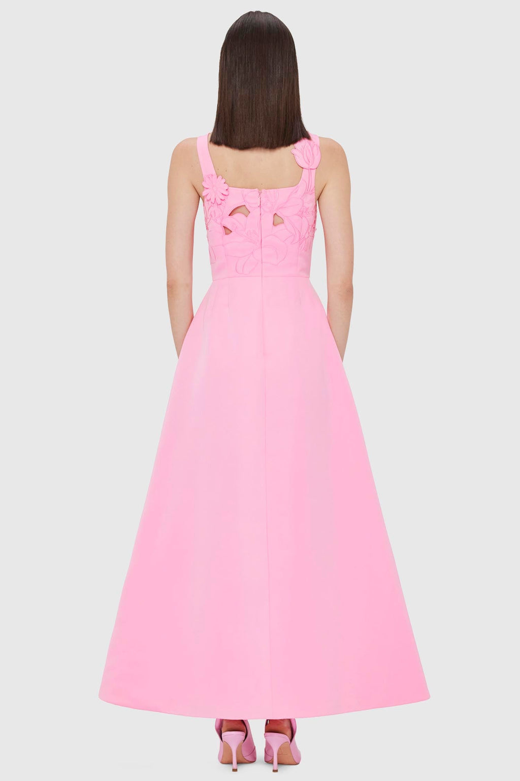 Rianne Applique Maxi Dress in Baby Pink | FINAL SALE