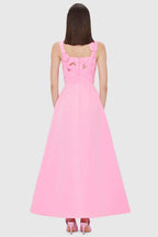 Rianne Applique Maxi Dress in Baby Pink | FINAL SALE