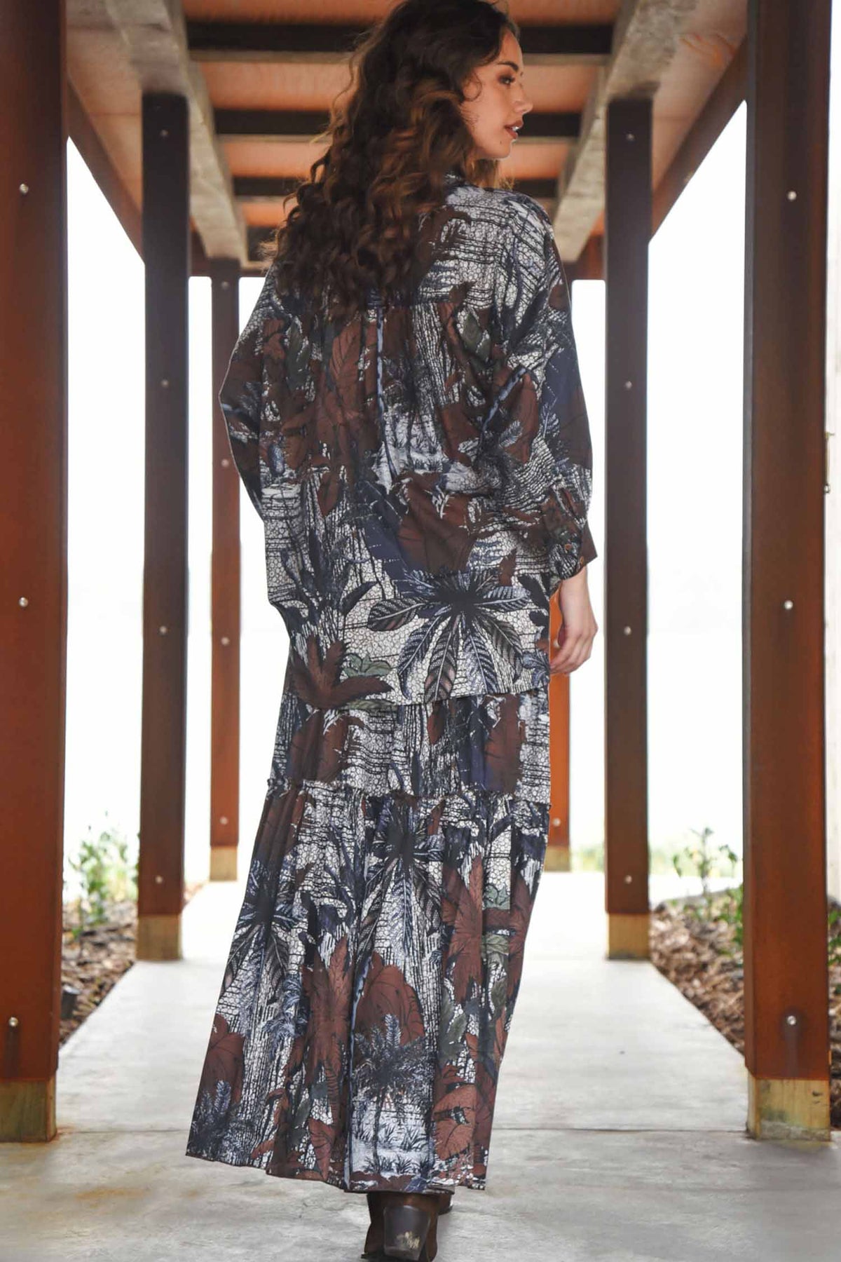 Right This Way Skirt in Palm