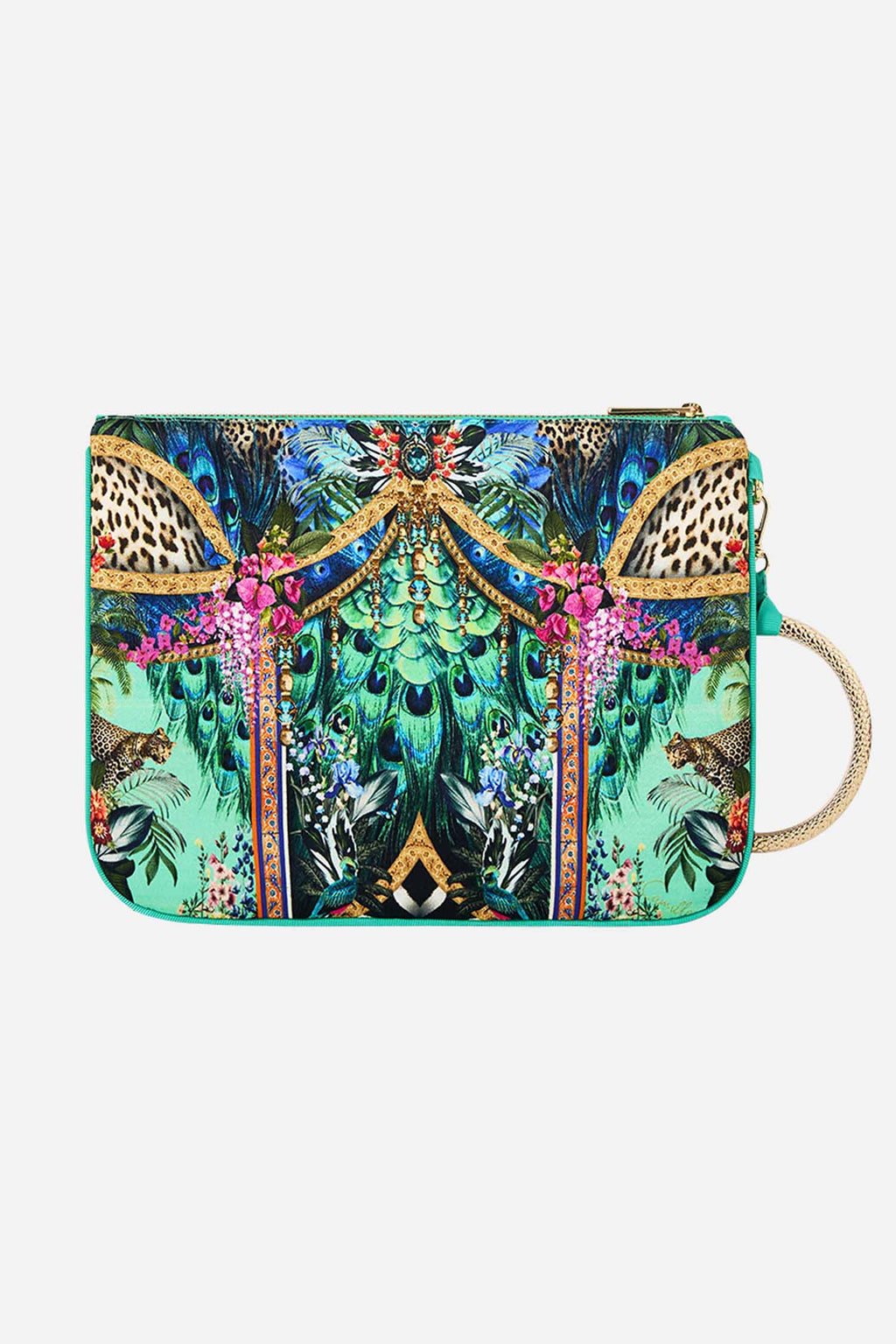 Ring Scarf Clutch in Animal Alchemy