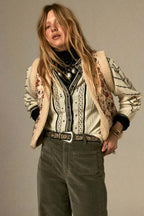 Ringo Petit Croix Blouse in Ivory