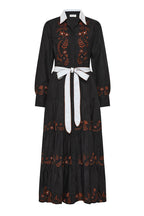 Rosewood Embroidery Maxi Dress | FINAL SALE