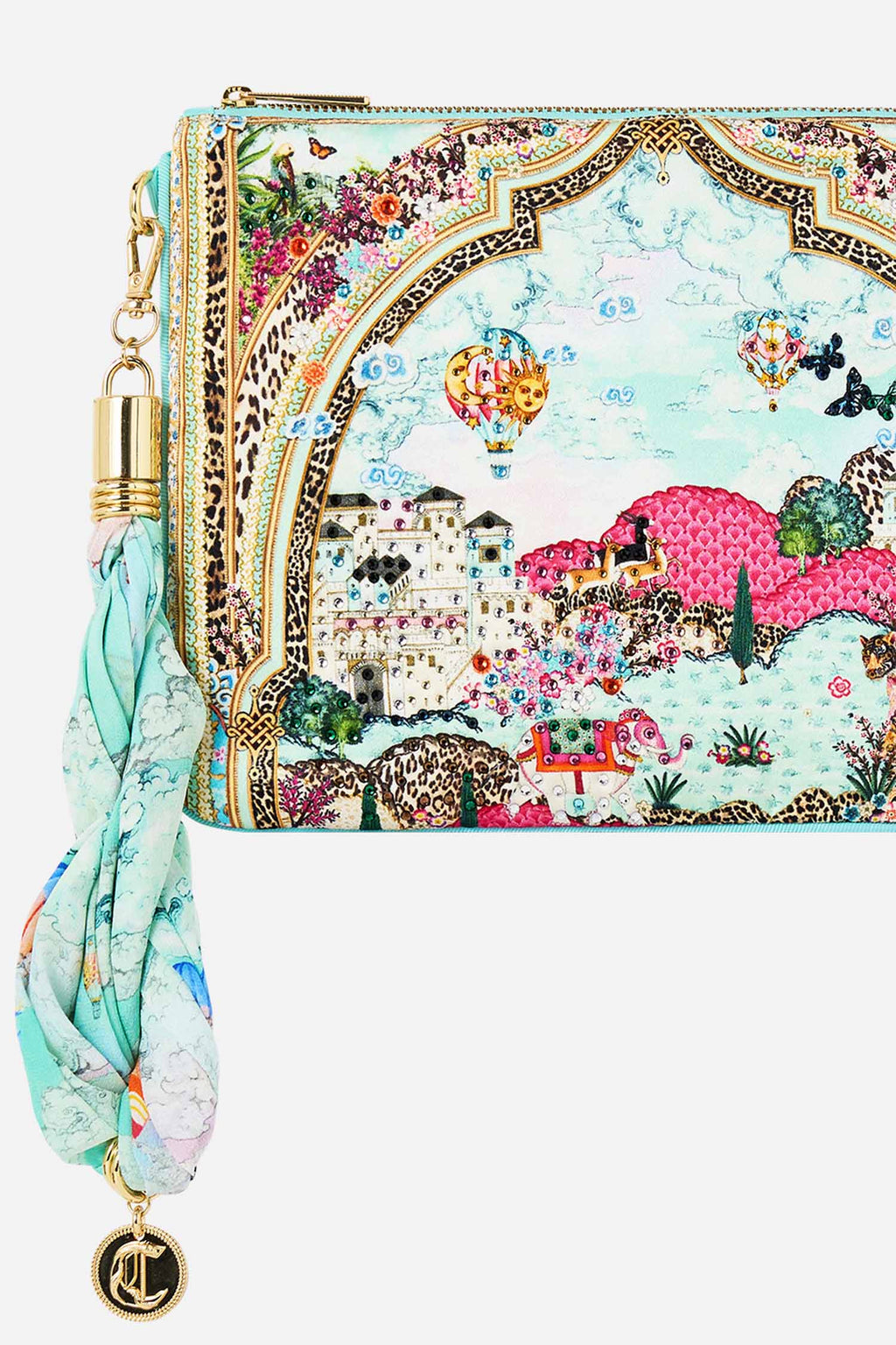 Scarf Clutch in Miniature Moments